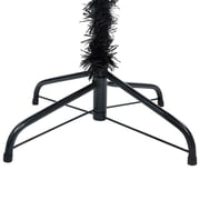 vidaXL Artificial Christmas Tree with Stand Black 180 cm PVC vidaXL Artificial Christmas Tree with Stand Black 180 cm PVC