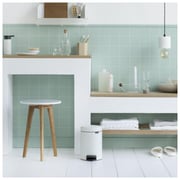 Brabantia 112126 Pedal Bin NewIcon 3Litre White Brabantia 112126 Pedal Bin NewIcon 3Litre White