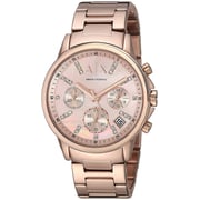 Armani Exchange Rose Gold Stainless Steel Women Watch AX4326 Armani Exchange Rose Gold Stainless Steel Women Watch AX4326