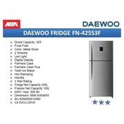 Buy Daewoo Top Mount Refrigerator 425 Litres FN425S3F Online in UAE