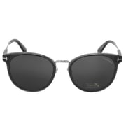 Tomford Tf725-k 20a Cat-eye Grey Fullrim Sunglasses For Women (mirrored Black Lens) Tomford Tf725-k 20a Cat-eye Grey Fullrim Sunglasses For Women (mirrored Black Lens)