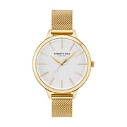 Kenneth Cole Classic Watch For Women with Gold Hamilton Gold Stainless Steel Bracelet