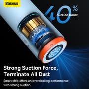 Baseus A2 Pro Car Vacuum Cleaner Cordless Portable 6000Pa Powerful with HEPA Filter - Blue Baseus A2 Pro Car Vacuum Cleaner Cordless Portable 6000Pa Powerful with HEPA Filter - Blue