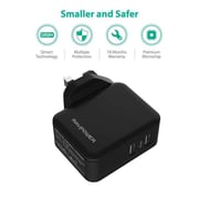 Ravpower 24w 4.8a Dual USB Wall Charger UK Adapter Black Ravpower 24w 4.8a Dual USB Wall Charger UK Adapter Black