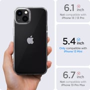 Spigen Liquid Crystal Designed For Iphone 13 Mini Case Cover - Crystal Clear Spigen Liquid Crystal Designed For Iphone 13 Mini Case Cover - Crystal Clear