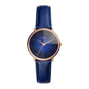 Fossil Prismatic Galaxy Blue Leather Analog Women Watch ES4729