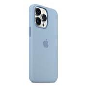Apple iPhone 13 Pro Silicone Case with MagSafe - Blue Fog Apple iPhone 13 Pro Silicone Case with MagSafe - Blue Fog