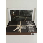 Buy 6 Piece Tilsim Cotton Grey Double Duvet Cover Set Online in UAE