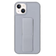 Margoun case for iPhone 14 with Hand Grip Foldable Magnetic Kickstand Wrist Strap Finger Grip Cover 6.1 inch Grey