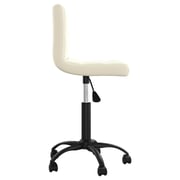 Vidaxl Swivel Office Chair Cream Velvet Vidaxl Swivel Office Chair Cream Velvet