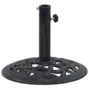 Vidaxl Umbrella Base Black And Bronze 9 Kg 40 Cm Cast Iron Vidaxl Umbrella Base Black And Bronze 9 Kg 40 Cm Cast Iron