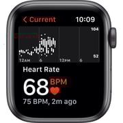 Apple Watch SE GPS 44mm Space Grey Aluminium Case Midnight Sport Band - Regular Apple Watch SE GPS 44mm Space Grey Aluminium Case Midnight Sport Band - Regular