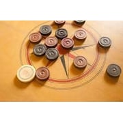 ULTIMAX Wooden Carrom Coins with Striker Premium Wooden Carrom Coins 6 mm Thickness, 24 Coins+ 1 Striker ULTIMAX Wooden Carrom Coins with Striker Premium Wooden Carrom Coins 6 mm Thickness, 24 Coins+ 1 Striker