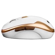 2B Wireless Optical Mouse White and Gold