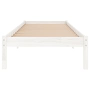 Vidaxl Bed Frame White Solid Wood Pine 90x200 Cm Vidaxl Bed Frame White Solid Wood Pine 90x200 Cm