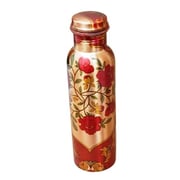 Copper Water Bottle Leak Proof 1000ml Craft Printed CP-03
