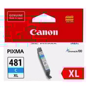 Canon CLI481XLC Inkjet Cartridge Cyan Canon CLI481XLC Inkjet Cartridge Cyan