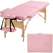 COOLBABY Portable Bed SPA Height Adjustable Massage Table 77inch Long 28inch Wide 2-Fold PU Portable Salon Bed 2 Inch Thick Sponge Deluxe Backpack Reiki Table KYBJ-301-SRK01 COOLBABY Portable Bed SPA Height Adjustable Massage Table 77inch Long 28inch Wide 2-Fold PU Portable Salon Bed 2 Inch Thick Sponge Deluxe Backpack Reiki Table KYBJ-301-SRK01