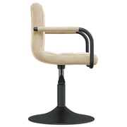 Vidaxl Swivel Dining Chairs 2 Pcs Cream Velvet Vidaxl Swivel Dining Chairs 2 Pcs Cream Velvet