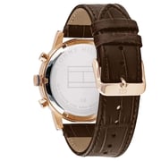 Tommy Hilfiger Kane Brown Leather Men Watch 1710400