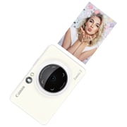 Canon ZOEMINI S Instant Camera With Printer Pearl White