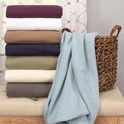 Superior 100% Cotton Thermal Blanket - All-Season Oversized Throw, Woven Blanket With Herringbone Weave Pattern, Sage, Full/Queen Size Superior 100% Cotton Thermal Blanket - All-Season Oversized Throw, Woven Blanket With Herringbone Weave Pattern, Sage, Full/Queen Size