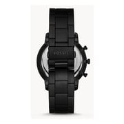 Fossil Neutra Black Stainless Steel Chronograph Watch For Men FS5698 Fossil Neutra Black Stainless Steel Chronograph Watch For Men FS5698
