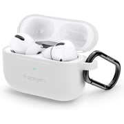 Spigen Silicone Fit Designed For Apple Airpods Pro Case/cover - White Spigen Silicone Fit Designed For Apple Airpods Pro Case/cover - White