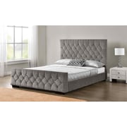 Arya Bedframe Super King Bed with Mattress Beige Arya Bedframe Super King Bed with Mattress Beige