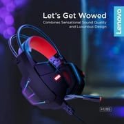 Lenovo HU85 Wired On-Ear Gaming Headset Black Lenovo HU85 Wired On-Ear Gaming Headset Black