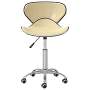 Vidaxl Swivel Dining Chairs 2 Pcs Cream Faux Leather Vidaxl Swivel Dining Chairs 2 Pcs Cream Faux Leather