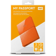 Western Digital WDBYFT0030BOR My Passport Hard Drive 3TB Orange
