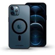 Hyphen MagSafe Frame Case Black + Screen Protector Clear iPhone 12 Pro/ 12
