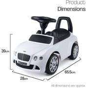 Toy Land Official Licensed Bentley Continental Gt Speed Kids Ride On Push Car For Kids -zs-326-white Toy Land Official Licensed Bentley Continental Gt Speed Kids Ride On Push Car For Kids -zs-326-white