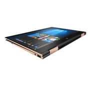 HP Spectre x360 13-AE011NE Convertible Touch Laptop - Core i7 1.8GHz 16GB 1TB Shared Win10 13.3inch 4K Dark Ash Silver
