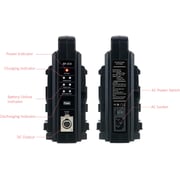 DMK Power 2 x BP-D190S V Lock Battery (190Wh, 14.8V, 13000mAh) Rechargeable Li-ion Battery with BP-2CH V Mount V Lock Double Sided Quick Battery Charger and 3 PIN Cable for Broadcast Video Camcorder DMK Power 2 x BP-D190S V Lock Battery (190Wh, 14.8V, 13000mAh) Rechargeable Li-ion Battery with BP-2CH V Mount V Lock Double Sided Quick Battery Charger and 3 PIN Cable for Broadcast Video Camcorder