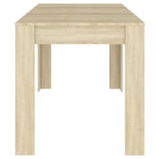 Vidaxl Dining Table Sonoma Oak 140x74.5x76 Cm Engineered Wood Vidaxl Dining Table Sonoma Oak 140x74.5x76 Cm Engineered Wood