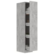 Vidaxl Apothecary Cabinet Concrete Grey 30x42.5x150 Cm Engineered Wood Vidaxl Apothecary Cabinet Concrete Grey 30x42.5x150 Cm Engineered Wood