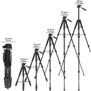 Coopic T800 2 In 1 Tripod And Monopod 69.5/176.5cm Lightweight Portable Tripod For Slr/dslr Cameras With Tripod Bag (max Load 4kg)