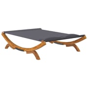 Vidaxl Hammock 165x188.5x46 Cm Solid Bent Wood Anthracite Vidaxl Hammock 165x188.5x46 Cm Solid Bent Wood Anthracite