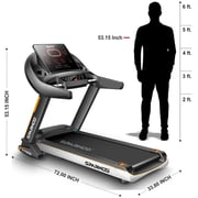 Sparnod Fitness Stc-4850 (4 Hp Ac Motor) Automatic Motorized Walking And Running Semi-commercial Treadmill Black Sparnod Fitness Stc-4850 (4 Hp Ac Motor) Automatic Motorized Walking And Running Semi-commercial Treadmill Black