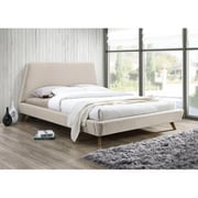 AH Furniture - Arroyo Upholstered Platform in Queen Size in Beige Color - 110013 AH Furniture - Arroyo Upholstered Platform in Queen Size in Beige Color - 110013