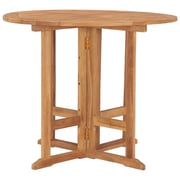 vidaXL Folding Garden Dining Table 90x75 cm Solid Teak Wood vidaXL Folding Garden Dining Table 90x75 cm Solid Teak Wood
