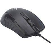 Manhattan Wired Optical Mouse 11.8cm Black Manhattan Wired Optical Mouse 11.8cm Black