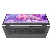 Lenovo IdeaPad Flex 5 14IIL05 Laptop - Core i5 1GHz 8GB 512GB Shared Win10 14inch FHD Graphite Grey English/Arabic Keyboard