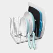 YouCopia StoreMore Adjustable Cookware Rack White YouCopia StoreMore Adjustable Cookware Rack White
