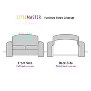 Style Master Stylemaster Brianna Jacquard Furniture Throw Chair Gold