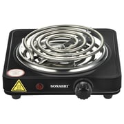 Buy Sonashi Single Spiral Hot Plate SHP609CN Online in UAE Sharaf DG