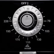 Evvoli Multifunction Air Fryer 8 L 1700w Timer And Temperature Control 6 Preset Programs Black Evka-af8001b 2 Years Warranty