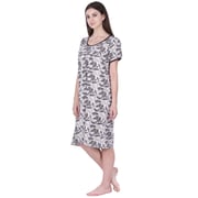 Soko Mesh Ladies Printed Nighty Brown Extra Large Soko Mesh Ladies Printed Nighty Brown Extra Large